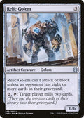 2020 Magic: The Gathering: Zendikar Rising (ZNR) - Relic Golem (#249, Uncommon) (, Near Mint)