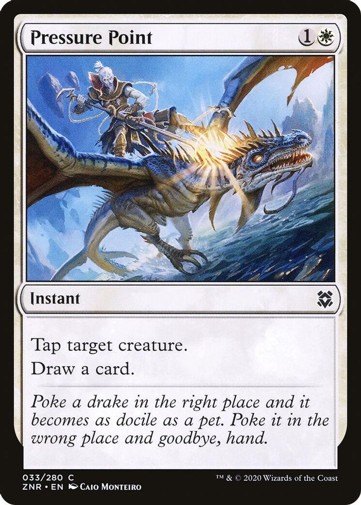 2020 Magic: The Gathering: Zendikar Rising (ZNR) - Pressure Point (#33, Common) (, Near Mint)