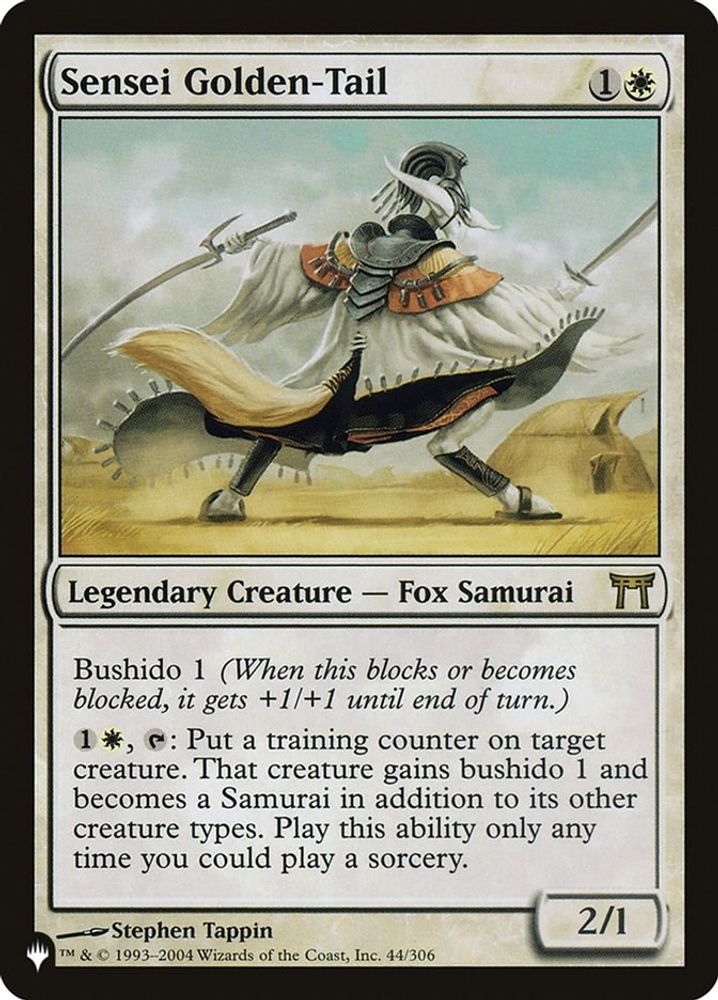 2026 Magic: The Gathering: The List Reprints (LIST) - Sensei Golden-Tail (#CHK-44, Rare) (, Near Mint)