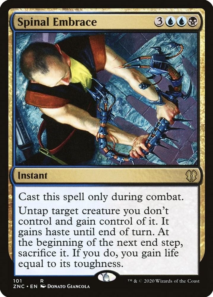 2020 Magic: The Gathering: Commander: Zendikar Rising (ZNC) - Spinal Embrace (#101, Rare) (, Near Mint)
