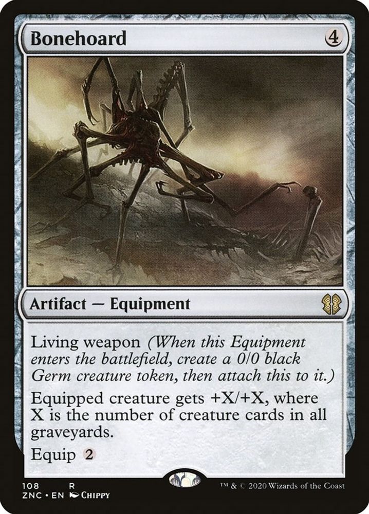 2020 Magic: The Gathering: Commander: Zendikar Rising (ZNC) - Bonehoard (#108, Rare) (, Near Mint)