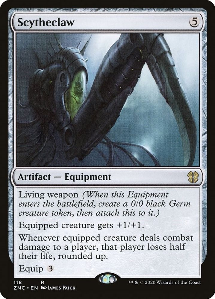2020 Magic: The Gathering: Commander: Zendikar Rising (ZNC) - Scytheclaw (#118, Rare) (, Near Mint)