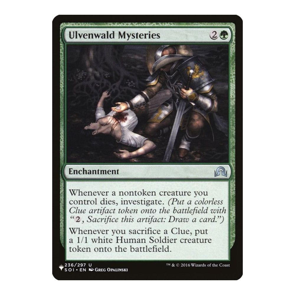 Ulvenwald Mysteries - The List Reprints () - Near Mint -