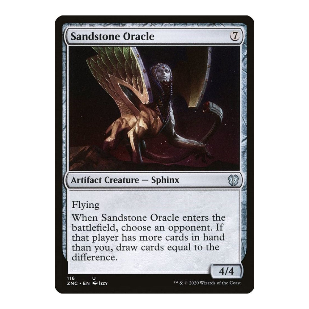 2020 Magic: The Gathering: Commander: Zendikar Rising (ZNC) - Sandstone Oracle (#116, Uncommon) (, Near Mint)
