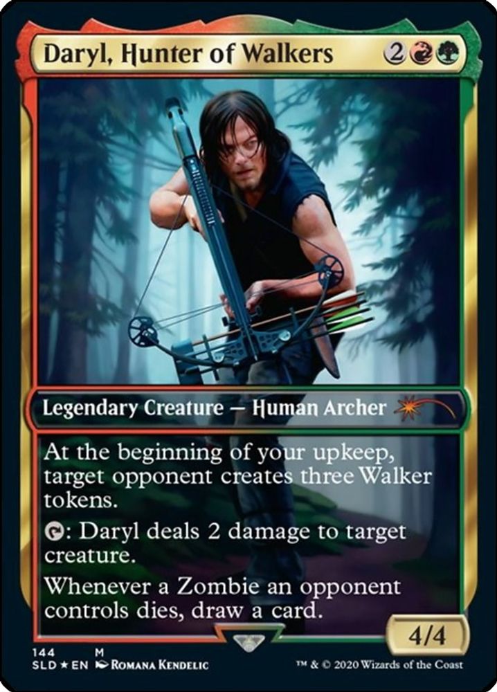 2026 Magic: The Gathering: Secret Lair Drop Series (SLD) - Daryl, Hunter of Walkers (#144, Mythic Rare) (Foil, Near Mint)