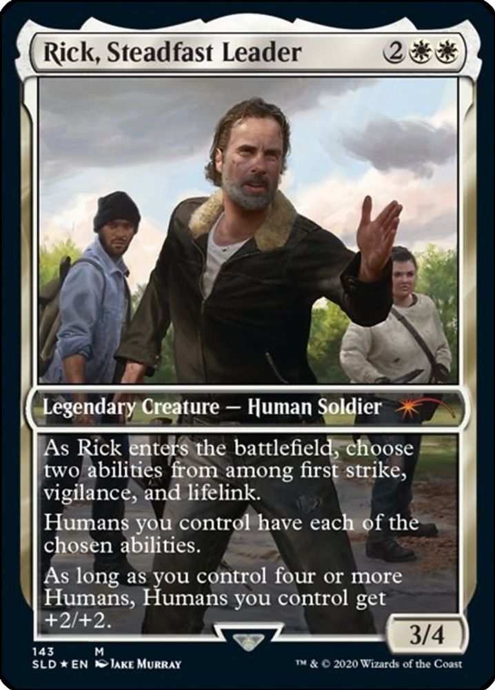 2026 Magic: The Gathering: Secret Lair Drop Series (SLD) - Rick, Steadfast Leader (#143, Mythic Rare) (Foil, Near Mint)