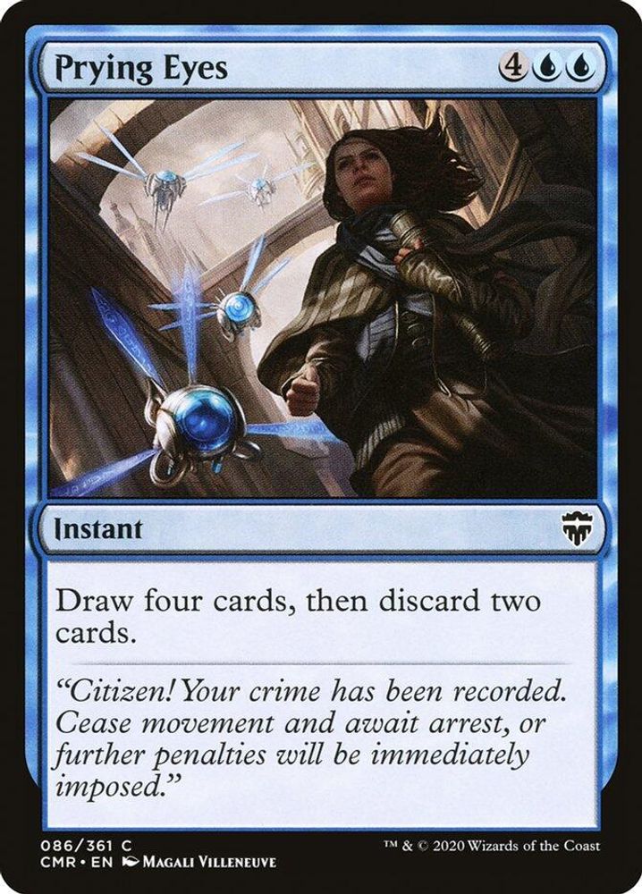 2020 Magic: The Gathering: Commander Legends (CMR) - Prying Eyes (#86, Common) (, Near Mint)