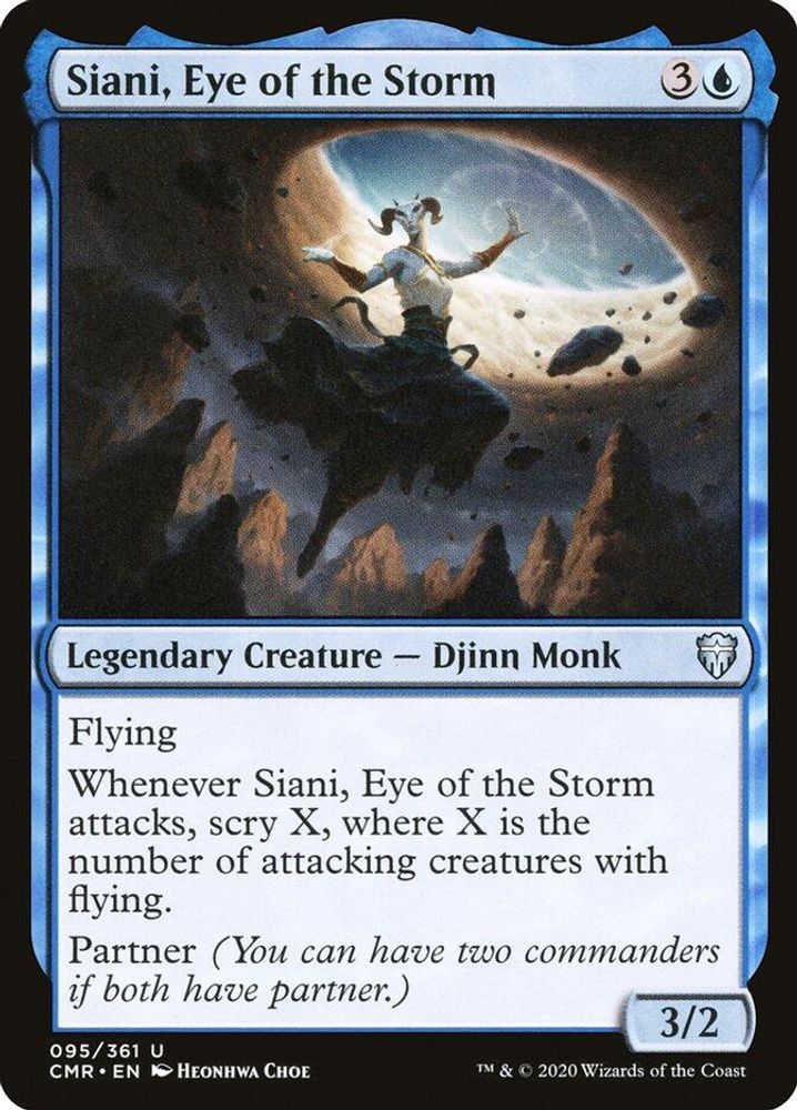 2020 Magic: The Gathering: Commander Legends (CMR) - Siani Eye of the Storm (#95, Uncommon) (, Near Mint)