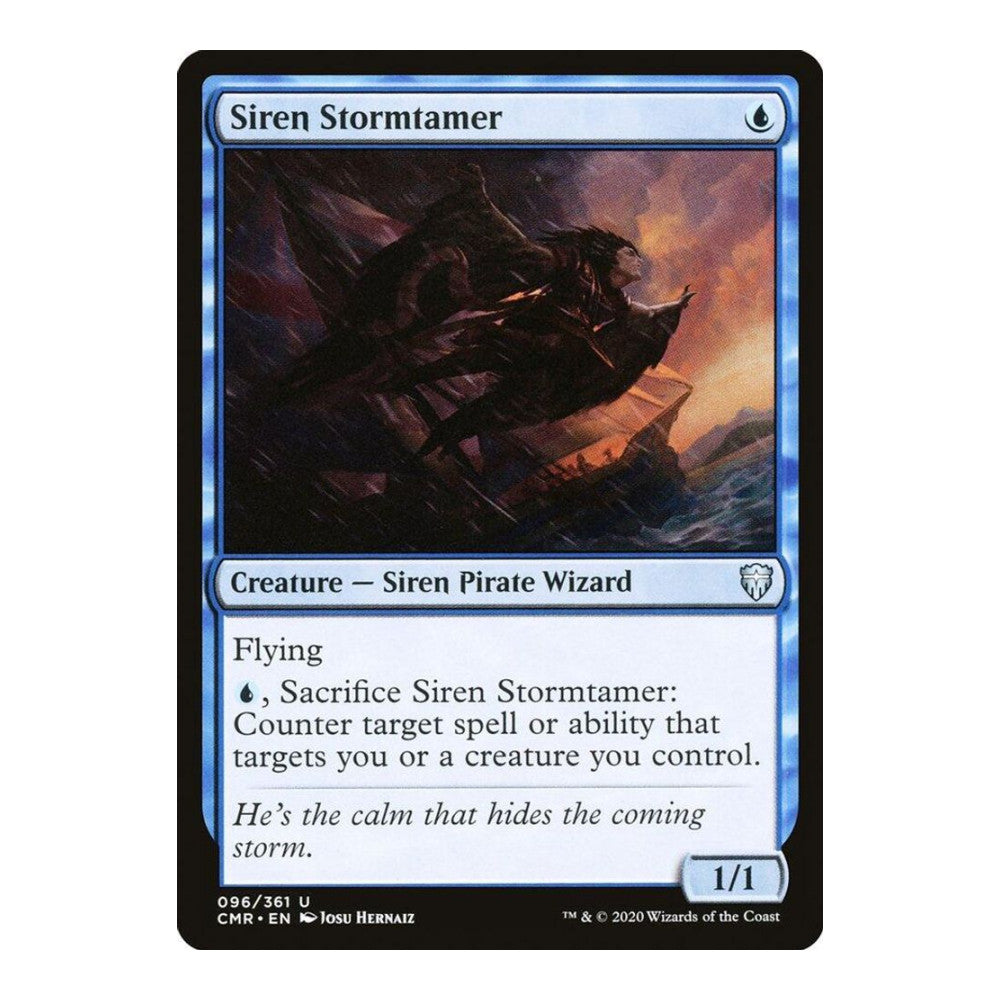 2020 Magic: The Gathering: Commander Legends (CMR) - Siren Stormtamer (#96, Uncommon) (, Near Mint)