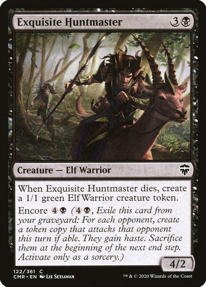 2020 Magic: The Gathering: Commander Legends (CMR) - Exquisite Huntmaster (#122, Common) (, Near Mint)
