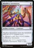 2020 Magic: The Gathering: Commander Legends (CMR) - Mindless Automaton (#326, Uncommon) (, Near Mint)
