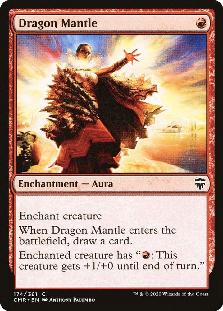 2020 Magic: The Gathering: Commander Legends (CMR) - Dragon Mantle (#174, Common)