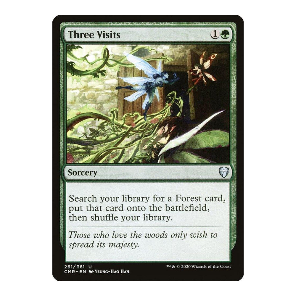 2020 Magic: The Gathering: Commander Legends (CMR) - Three Visits (#261, Uncommon) (, Near Mint)