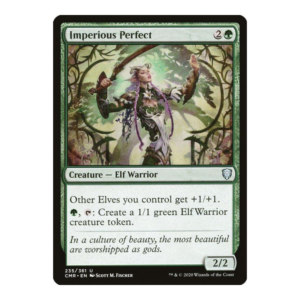2020 Magic: The Gathering: Commander Legends (CMR) - Imperious Perfect (#235, Uncommon) (, Near Mint)