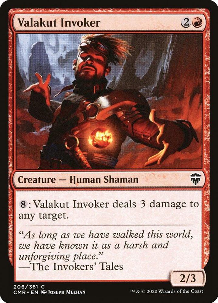 2020 Magic: The Gathering: Commander Legends (CMR) - Valakut Invoker (#206, Common) (, Near Mint)