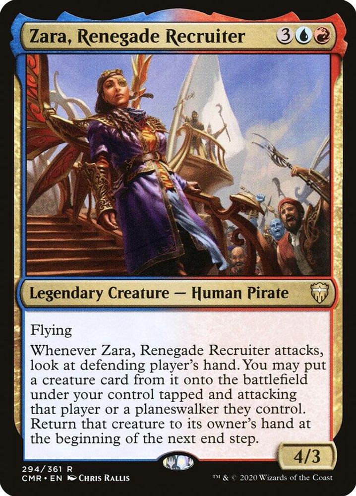 2020 Magic: The Gathering: Commander Legends (CMR) - Zara Renegade Recruiter (#294, Rare) (, Near Mint)