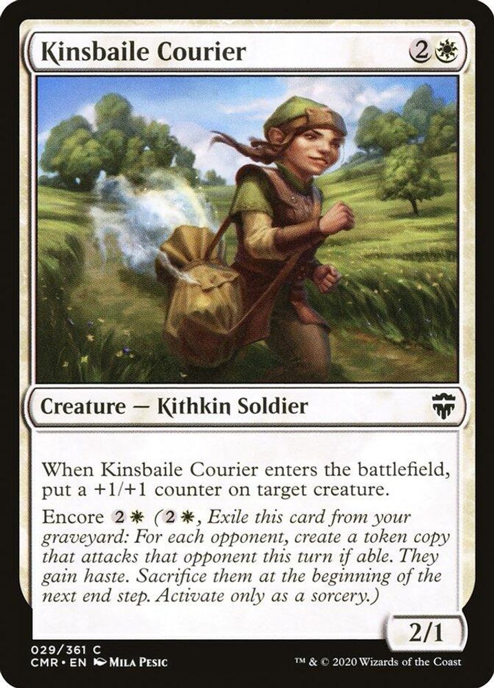 2020 Magic: The Gathering: Commander Legends (CMR) - Kinsbaile Courier (#29, Common) (, Near Mint)