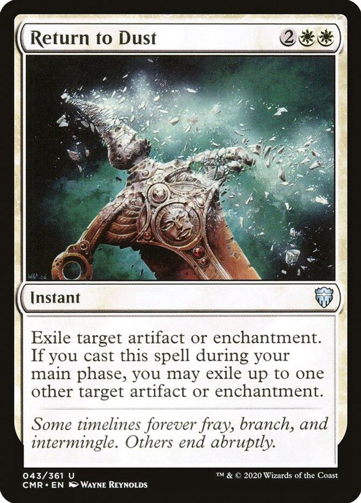 2020 Magic: The Gathering: Commander Legends (CMR) - Return to Dust 43 (#43, Uncommon) (, Near Mint)