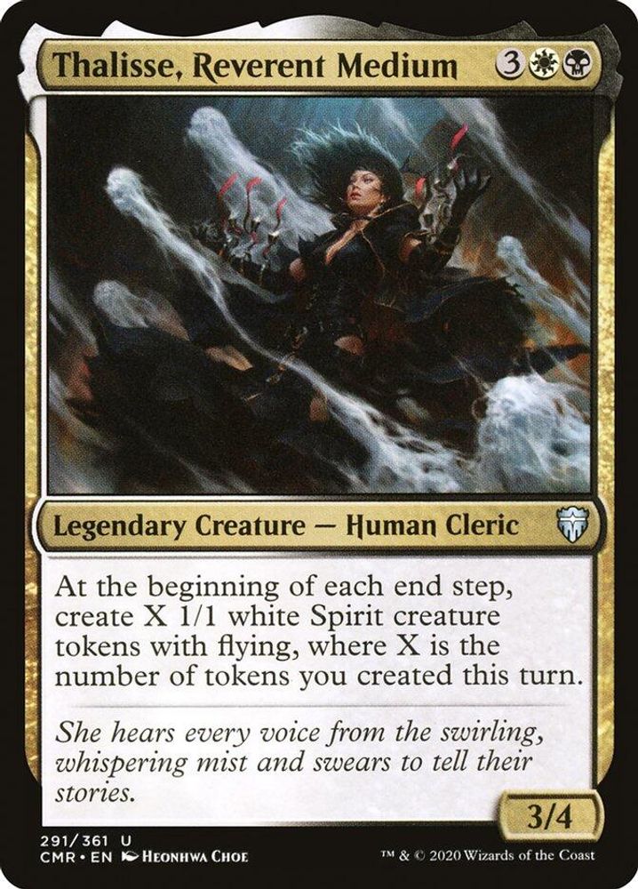 2020 Magic: The Gathering: Commander Legends (CMR) - Thalisse Reverent Medium (#291, Uncommon) (, Near Mint)