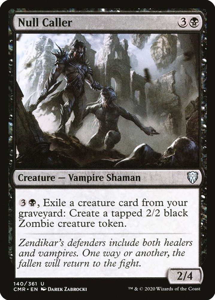 2020 Magic: The Gathering: Commander Legends (CMR) - Null Caller (#140, Uncommon) (, Near Mint)