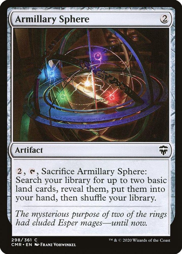 2020 Magic: The Gathering: Commander Legends (CMR) - Armillary Sphere (#298, Common) (, Near Mint)