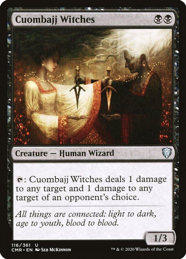 2020 Magic: The Gathering: Commander Legends (CMR) - Cuombajj Witches (#116, Uncommon) (, Near Mint)