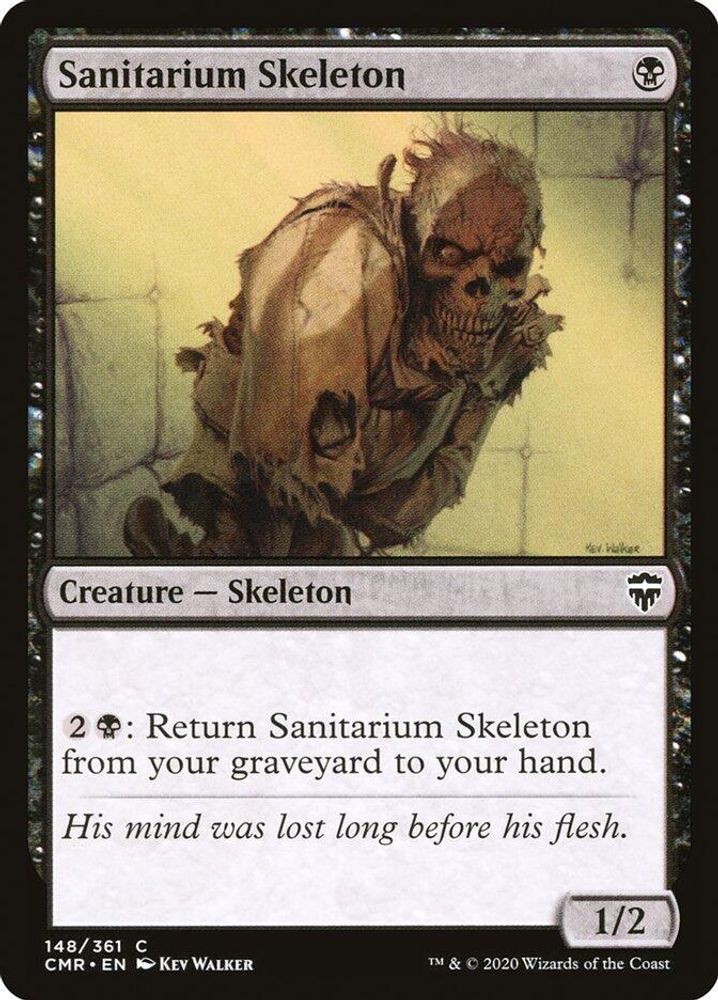 2020 Magic: The Gathering: Commander Legends (CMR) - Sanitarium Skeleton (#148, Common) (, Near Mint)