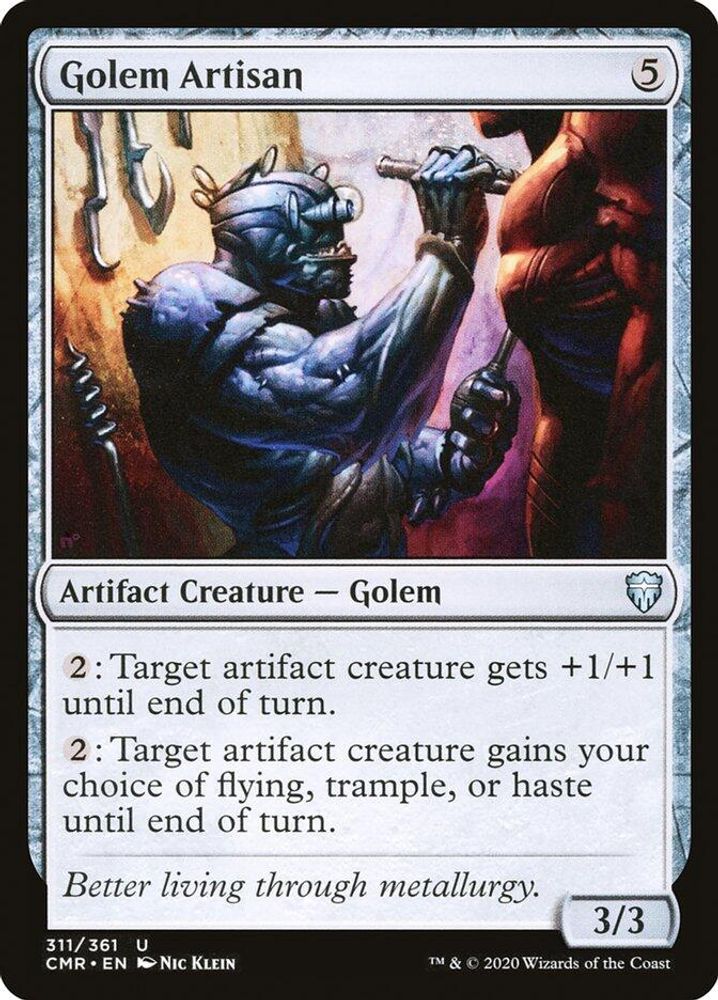 2020 Magic: The Gathering: Commander Legends (CMR) - Golem Artisan (#311, Uncommon) (, Near Mint)