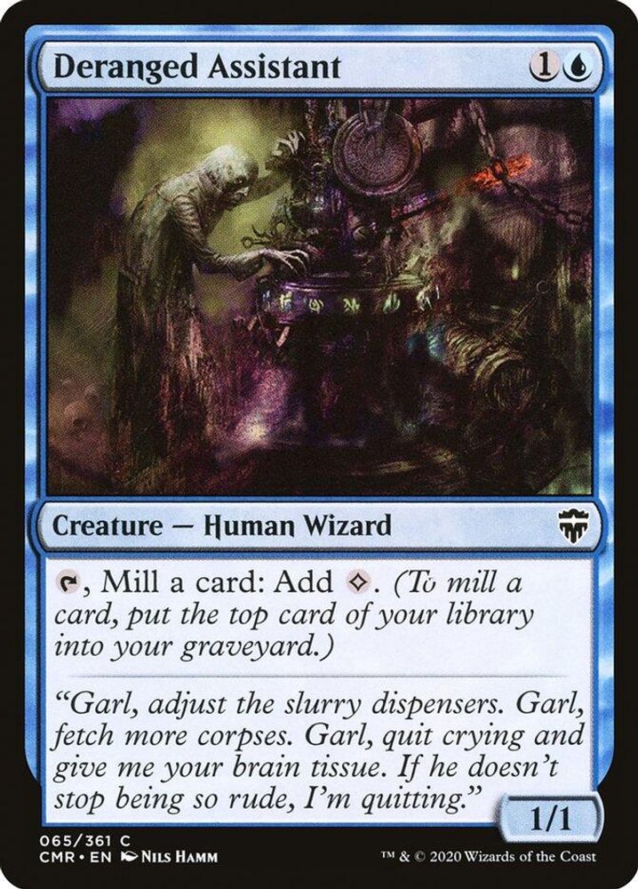 2020 Magic: The Gathering: Commander Legends (CMR) - Deranged Assistant (#65, Common) (, Near Mint)