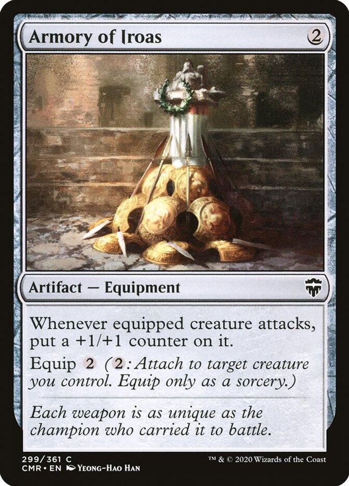 2020 Magic: The Gathering: Commander Legends (CMR) - Armory of Iroas (#299, Common) (, Near Mint)