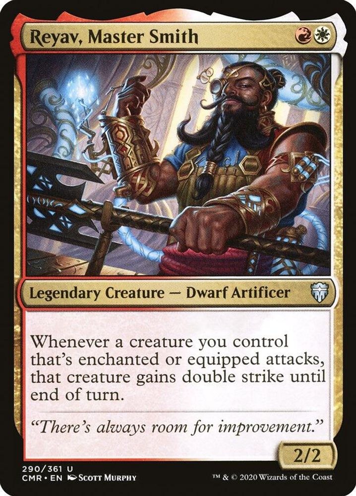 2020 Magic: The Gathering: Commander Legends (CMR) - Reyav Master Smith (#290, Uncommon) (, Near Mint)