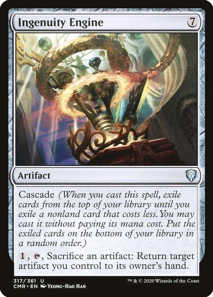 2020 Magic: The Gathering: Commander Legends (CMR) - Ingenuity Engine (#317, Uncommon) (, Near Mint)
