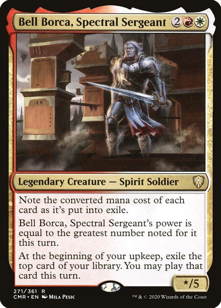 2020 Magic: The Gathering: Commander Legends (CMR) - Bell Borca Spectral Sergeant (#271, Rare) (, Near Mint)
