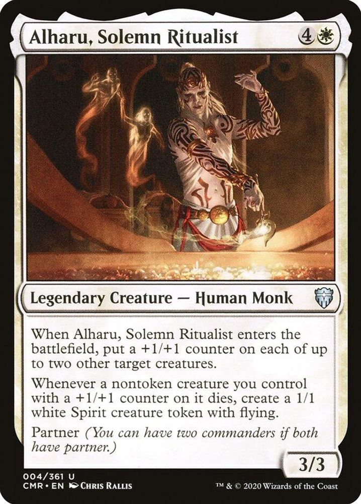 2020 Magic: The Gathering: Commander Legends (CMR) - Alharu Solemn Ritualist (#4, Uncommon) (, Near Mint)