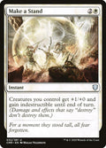 2020 Magic: The Gathering: Commander Legends (CMR) - Make a Stand (#32, Uncommon) (, Near Mint)