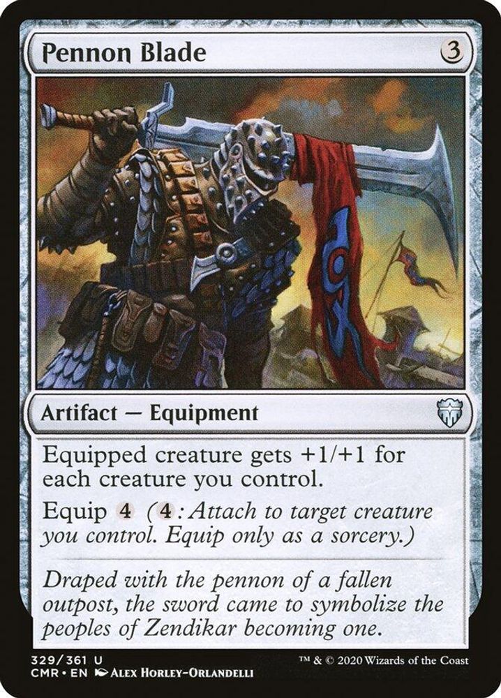 2020 Magic: The Gathering: Commander Legends (CMR) - Pennon Blade (#329, Uncommon) (, Near Mint)