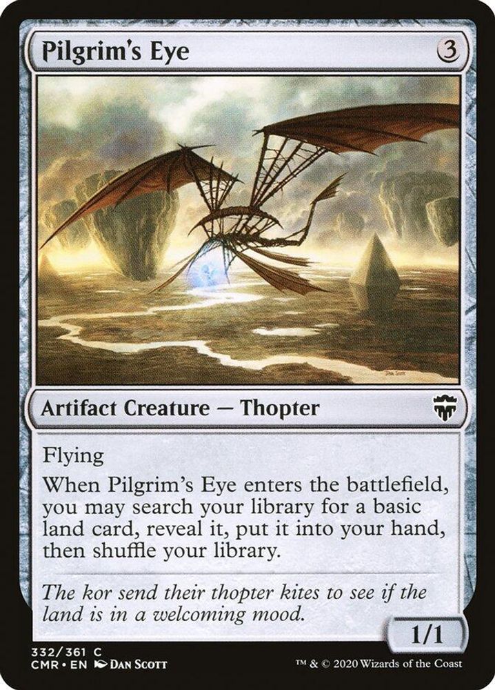 2020 Magic: The Gathering: Commander Legends (CMR) - Pilgrims Eye (#332, Common) (, Near Mint)