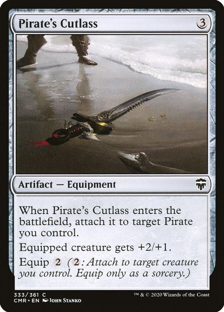 2020 Magic: The Gathering: Commander Legends (CMR) - Pirates Cutlass (#333, Common)