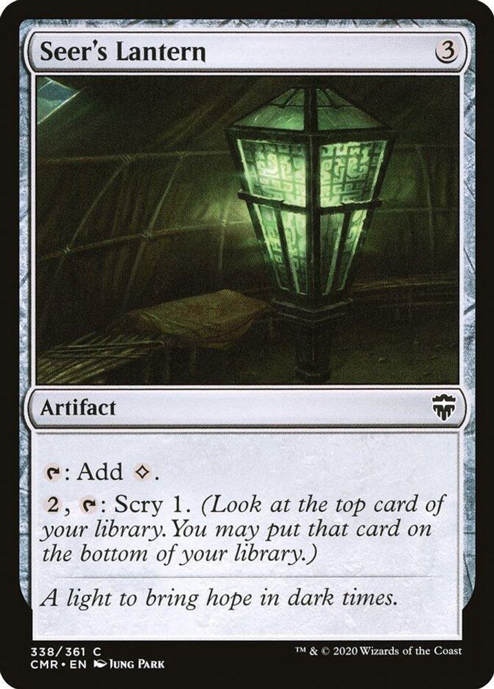 2020 Magic: The Gathering: Commander Legends (CMR) - Seers Lantern (#338, Common) (, Near Mint)