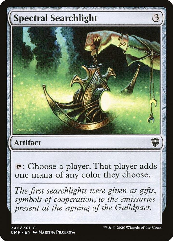 2020 Magic: The Gathering: Commander Legends (CMR) - Spectral Searchlight (#342, Common) (, Near Mint)