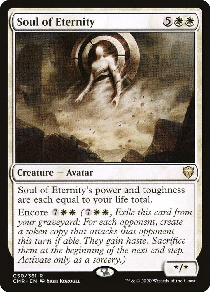 2020 Magic: The Gathering: Commander Legends (CMR) - Soul of Eternity (#50, Rare) (, Near Mint)