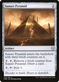 2020 Magic: The Gathering: Commander Legends (CMR) - Sunset Pyramid (#345, Uncommon) (, Near Mint)
