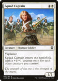 2020 Magic: The Gathering: Commander Legends (CMR) - Squad Captain (#51, Common) (, Near Mint)