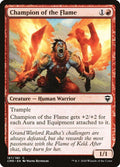 2020 Magic: The Gathering: Commander Legends (CMR) - Champion of the Flame (#167, Common) (, Near Mint)