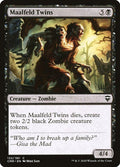 2020 Magic: The Gathering: Commander Legends (CMR) - Maalfeld Twins (#132, Common) (, Near Mint)