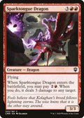 2020 Magic: The Gathering: Commander Legends (CMR) - Sparktongue Dragon (#202, Common) (, Near Mint)