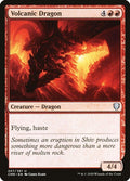 2020 Magic: The Gathering: Commander Legends (CMR) - Volcanic Dragon (#207, Uncommon) (, Near Mint)
