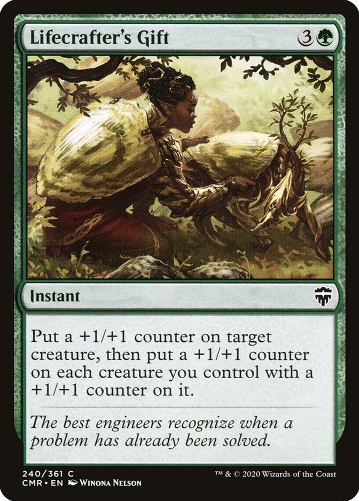 2020 Magic: The Gathering: Commander Legends (CMR) - Lifecrafters Gift (#240, Common) (, Near Mint)