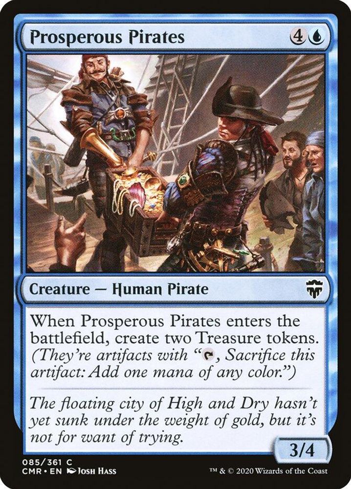2020 Magic: The Gathering: Commander Legends (CMR) - Prosperous Pirates (#85, Common) (, Near Mint)