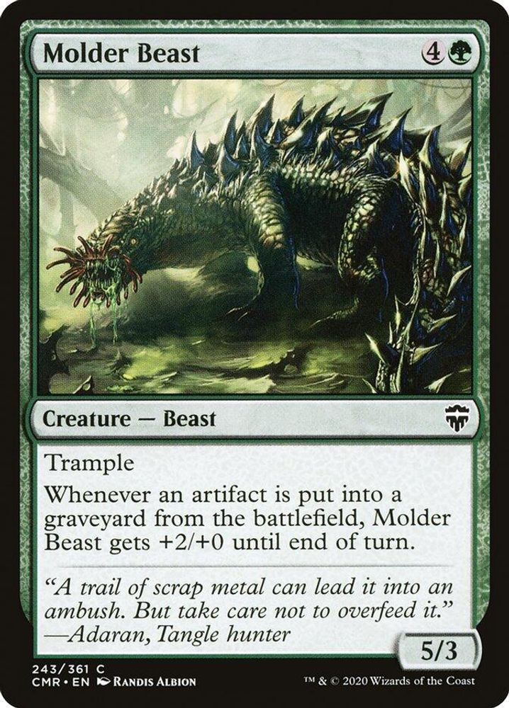 2020 Magic: The Gathering: Commander Legends (CMR) - Molder Beast (#243, Common) (, Near Mint)